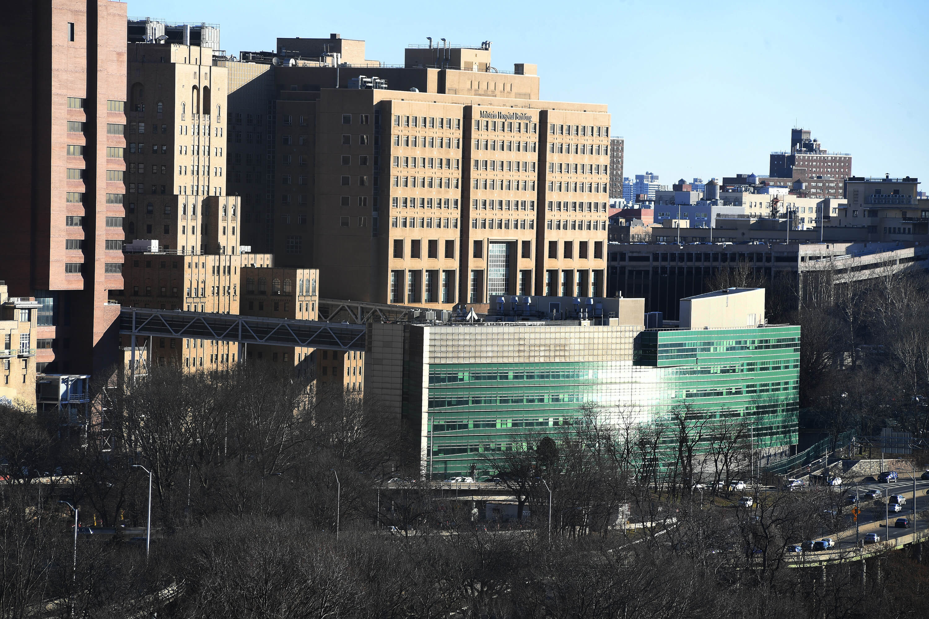 Aerial shot of the New York State Psychiatric Institute building